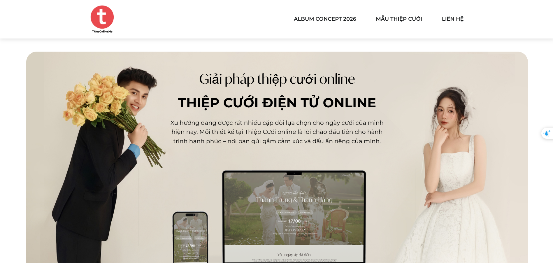 Thiệp cưới điện tử — ảnh 1